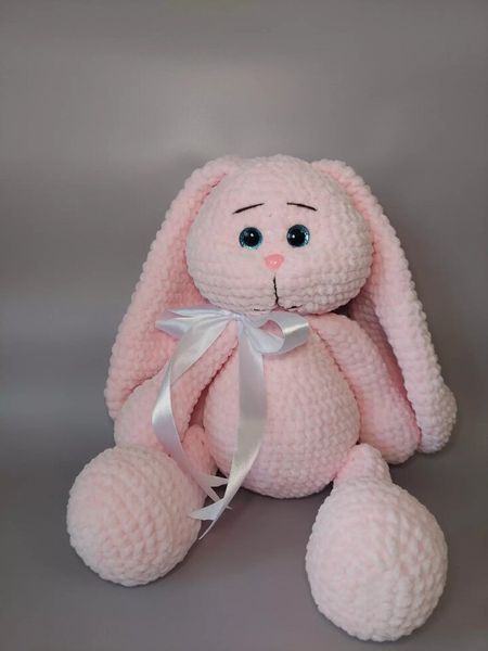 Игрушка детская мягкая, ручной работы, Зайка, 38-40 см 244 фото