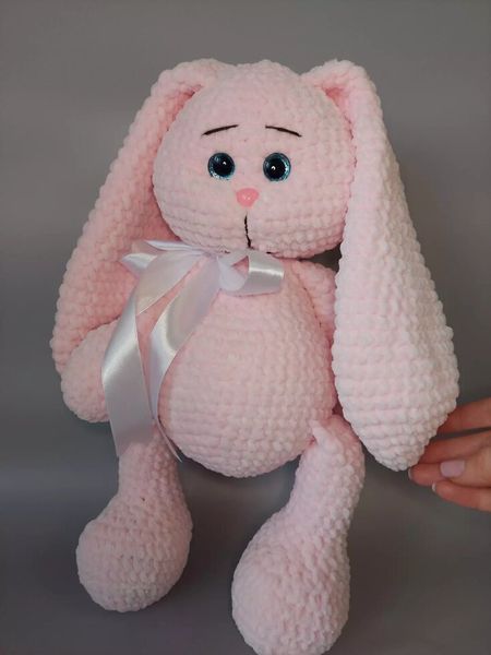 Игрушка детская мягкая, ручной работы, Зайка, 38-40 см 244 фото