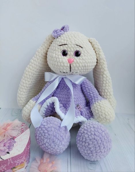 Игрушка детская мягкая, ручной работы, Зайка, 38-40 см 244 фото