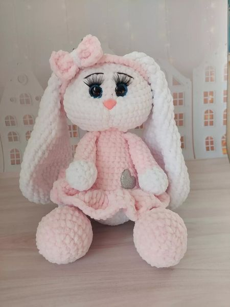 Мягкая детская игрушка, ручная работа, Зайка, 33-35 см 241 фото
