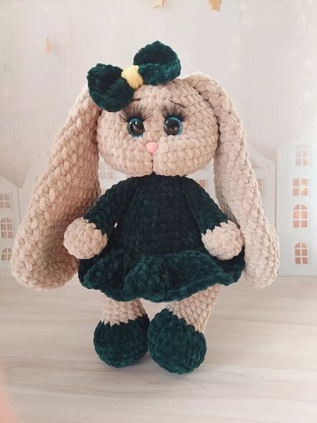 Мягкая детская игрушка, ручная работа, Зайка, 33-35 см 241 фото
